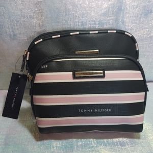Tommy Hilfiger cosmetic bag black and pink